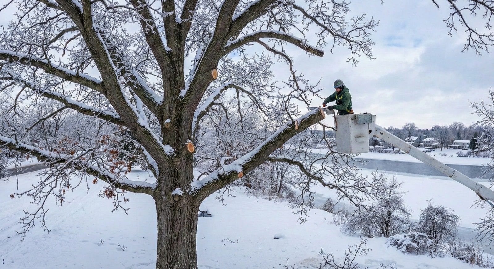 Preventing Ice-Laden Branch Collapse in Rochester, NY - Expert Winter Pruning Tips to Reduce Ice-Load Risk