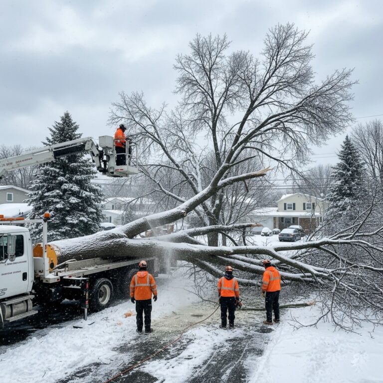 Winter Emergency Tree Services in Rochester, NY: Steps to Take When a Tree Falls During Winter Months