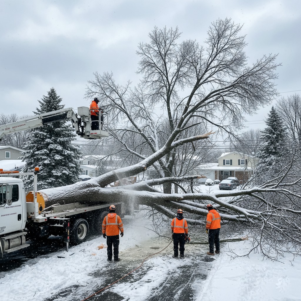 Winter Emergency Tree Services in Rochester, NY: Steps to Take When a Tree Falls During Winter Months