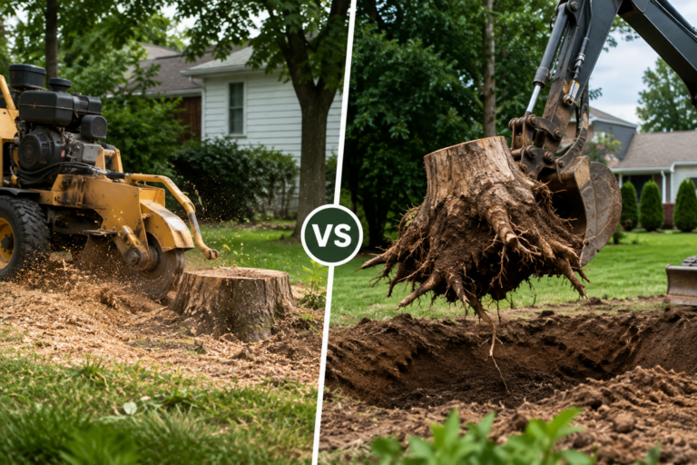 Stump Grinding vs Stump Removal in Rochester NY: Which Do You Need?